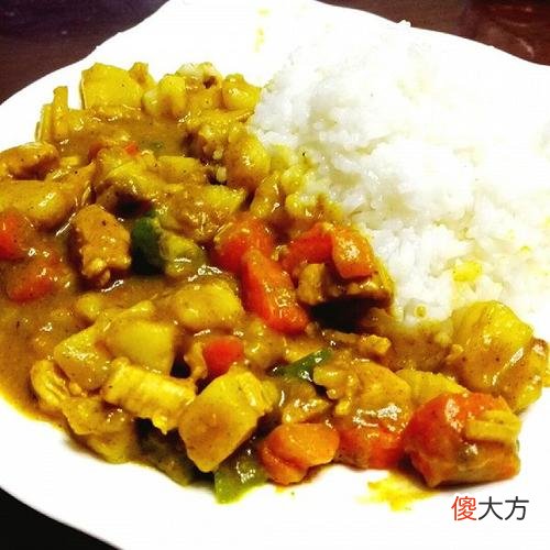 咖喱鸡肉饭的做法