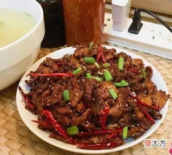 孜然肉片的做法